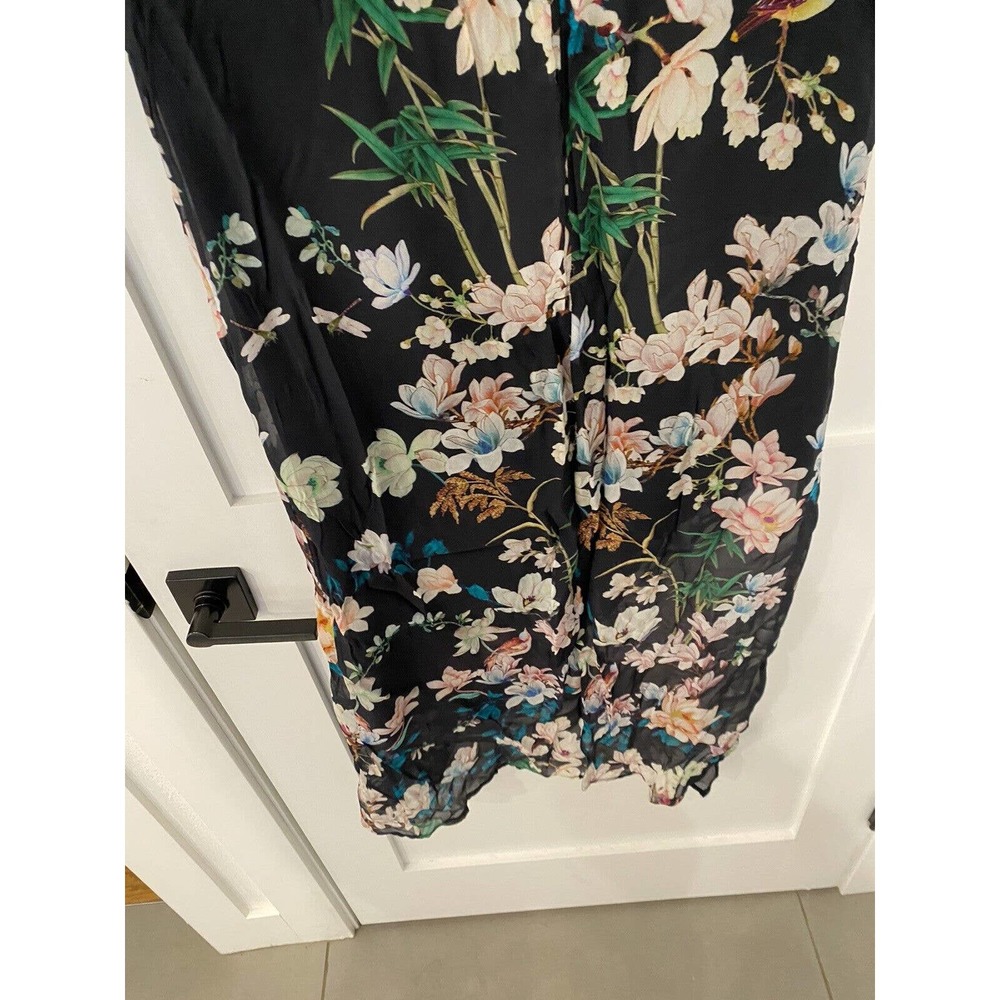 Slate & Willow Womens Hudson Floral Maxi Dress Black Green Pink Size 2 10854216 - Picture 5 of 8